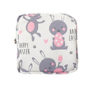 Women Portable Sanitary Napkin Storage Bag Cotton Travel Makeup Storage Bag Literary Zipper Coin Purse Sundries Storage