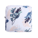 Women Portable Sanitary Napkin Storage Bag Cotton Travel Makeup Storage Bag Literary Zipper Coin Purse Sundries Storage