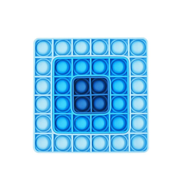 Glow in the Dark Fidget Toys Reliver Stress Toy Rainbow Push Bubble Antistress Children Toy Fluorescence Luminous Free Shipping