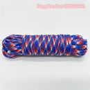 5 Meters Dia.4mm 7 Stand Cores Parachute Cord Lanyard Outdoor Camping Rope Climbing Hiking Survival Equipment Tent Accessories