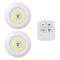 3W COB LED Under Cabinet Light Indoor Tap Remote Dimmable Battery Book Table Night Lamp for Corridor Stair Kitchen Loft Lighting