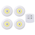 3W COB LED Under Cabinet Light Indoor Tap Remote Dimmable Battery Book Table Night Lamp for Corridor Stair Kitchen Loft Lighting