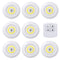 3W COB LED Under Cabinet Light Indoor Tap Remote Dimmable Battery Book Table Night Lamp for Corridor Stair Kitchen Loft Lighting