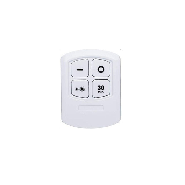 3W COB LED Under Cabinet Light Indoor Tap Remote Dimmable Battery Book Table Night Lamp for Corridor Stair Kitchen Loft Lighting