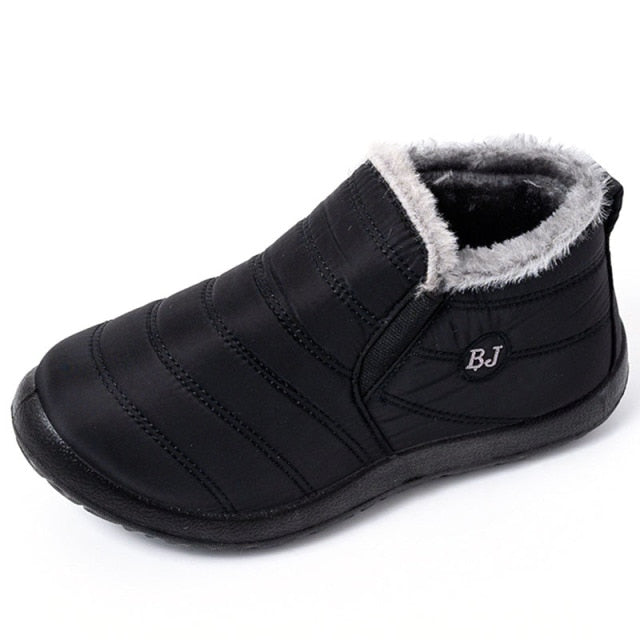 Men Shoes New Boots Men Winter Snow Boots Casual Men Winter Boots Outdoor Sneakers Furry Warm Male Shoe Waterproof Work Shoes