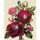 5D DIY Diamond Painting Flowers Rose Vase Cross Stitch Kit Full Round Drill Embroidery Mosaic Art of Rhinestones Home Decor Gift