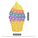 Fruit Animal Simple Fidget Toy Push Bubble Sensory Stress Sensory Toy Relief Funny Anti-stress Hand Toys for Adult Children