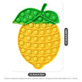 Fruit Animal Simple Fidget Toy Push Bubble Sensory Stress Sensory Toy Relief Funny Anti-stress Hand Toys for Adult Children