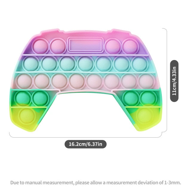 Fruit Animal Simple Fidget Toy Push Bubble Sensory Stress Sensory Toy Relief Funny Anti-stress Hand Toys for Adult Children