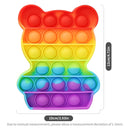 Fruit Animal Simple Fidget Toy Push Bubble Sensory Stress Sensory Toy Relief Funny Anti-stress Hand Toys for Adult Children