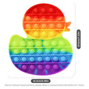 Fruit Animal Simple Fidget Toy Push Bubble Sensory Stress Sensory Toy Relief Funny Anti-stress Hand Toys for Adult Children