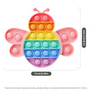 Fruit Animal Simple Fidget Toy Push Bubble Sensory Stress Sensory Toy Relief Funny Anti-stress Hand Toys for Adult Children