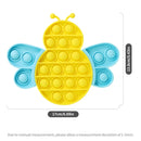 Fruit Animal Simple Fidget Toy Push Bubble Sensory Stress Sensory Toy Relief Funny Anti-stress Hand Toys for Adult Children