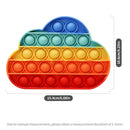 Fruit Animal Simple Fidget Toy Push Bubble Sensory Stress Sensory Toy Relief Funny Anti-stress Hand Toys for Adult Children