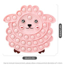 Fruit Animal Simple Fidget Toy Push Bubble Sensory Stress Sensory Toy Relief Funny Anti-stress Hand Toys for Adult Children