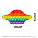 Fruit Animal Simple Fidget Toy Push Bubble Sensory Stress Sensory Toy Relief Funny Anti-stress Hand Toys for Adult Children