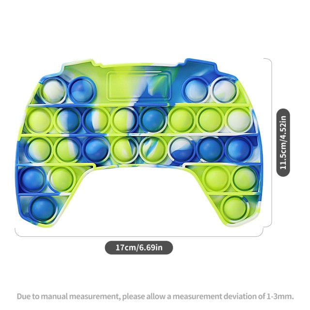 Fruit Animal Simple Fidget Toy Push Bubble Sensory Stress Sensory Toy Relief Funny Anti-stress Hand Toys for Adult Children