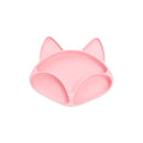 Bopoobo Baby Dishes Silicone Suction Plate Cute Crab Children Feeding Plate Non-Slip Baby Food Feeding Bowl For Children