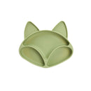 Bopoobo Baby Dishes Silicone Suction Plate Cute Crab Children Feeding Plate Non-Slip Baby Food Feeding Bowl For Children