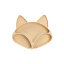 Bopoobo Baby Dishes Silicone Suction Plate Cute Crab Children Feeding Plate Non-Slip Baby Food Feeding Bowl For Children