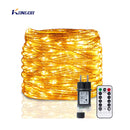 5M-120M LED String Lights Garland Street Fairy Lamps Christmas Led Outdoor Remote For Patio Garden Home Tree Wedding Decoration
