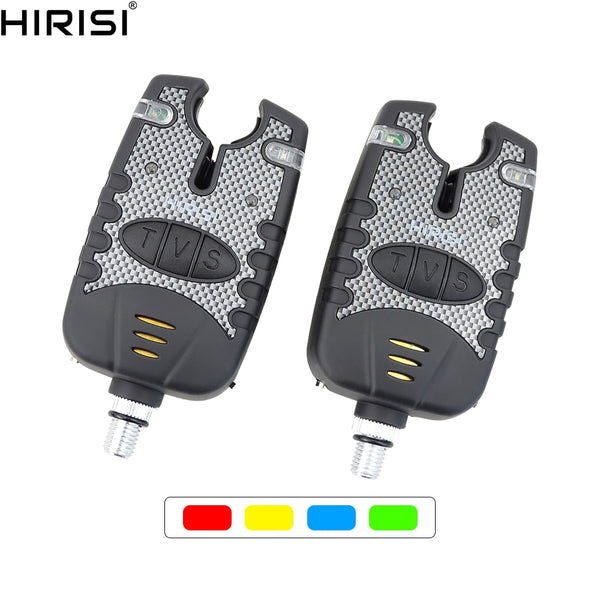 2 piece LED Carp Fishing Alarms Indicators Bite Alarm Adjustable Volume Tone Sensitivity