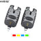 2 piece LED Carp Fishing Alarms Indicators Bite Alarm Adjustable Volume Tone Sensitivity