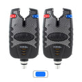 2 piece LED Carp Fishing Alarms Indicators Bite Alarm Adjustable Volume Tone Sensitivity