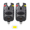2 piece LED Carp Fishing Alarms Indicators Bite Alarm Adjustable Volume Tone Sensitivity