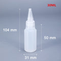 10PCS Plastic Small Squeeze Bottles and Caps Food Grade container for Icing Cookie Decorating/Condiments/Arts and Crafts