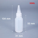 10PCS Plastic Small Squeeze Bottles and Caps Food Grade container for Icing Cookie Decorating/Condiments/Arts and Crafts