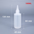 10PCS Plastic Small Squeeze Bottles and Caps Food Grade container for Icing Cookie Decorating/Condiments/Arts and Crafts