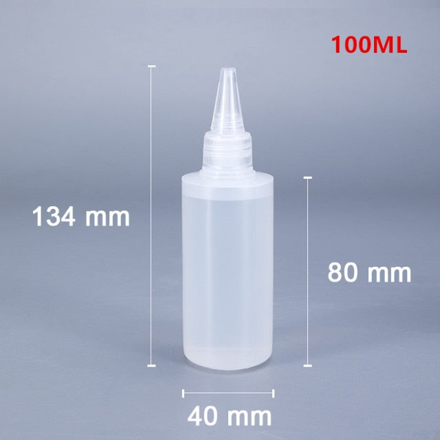 10PCS Plastic Small Squeeze Bottles and Caps Food Grade container for Icing Cookie Decorating/Condiments/Arts and Crafts