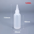 10PCS Plastic Small Squeeze Bottles and Caps Food Grade container for Icing Cookie Decorating/Condiments/Arts and Crafts
