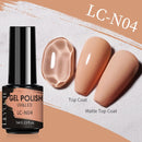LILYCUTE 7ml Gel Nail Polish  For Nails Semi Permanent Soak Off Gel UV LED Varnishes Base Top Matte Coat Gel Polish Nail Art Gel