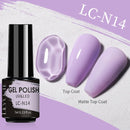 LILYCUTE Matte Gel Nail Polish Matte Top Coat Need 7ML Autumn Color Hybrid Varnish Soak Off UV Gel Nail Art Design Gel Polish