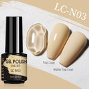 LILYCUTE Matte Gel Nail Polish Matte Top Coat Need 7ML Autumn Color Hybrid Varnish Soak Off UV Gel Nail Art Design Gel Polish
