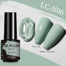 LILYCUTE Matte Gel Nail Polish Matte Top Coat Need 7ML Autumn Color Hybrid Varnish Soak Off UV Gel Nail Art Design Gel Polish