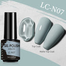 LILYCUTE Matte Gel Nail Polish Matte Top Coat Need 7ML Autumn Color Hybrid Varnish Soak Off UV Gel Nail Art Design Gel Polish