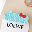 New Pop It Push Bubble Fidget Toys Pencil Case Children Stress Relief Squeeze Toy Antistress Popit Soft Squishy Kids Toys Gifts