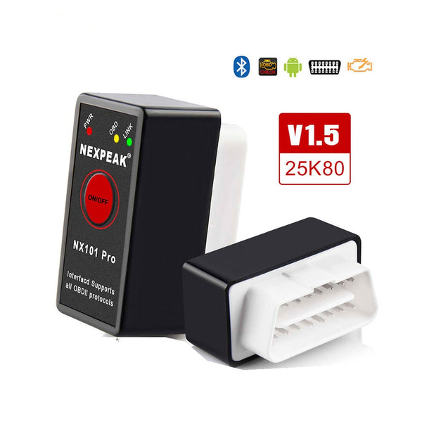 NEXPEAK NX101PRO Elm327 Bluetooth-compatible V1.5 Engine code reader Mini OBD2 Scanner  Car Diagnostic Tool OBD 2 Auto Scanner