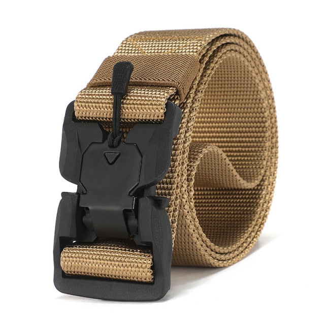 NEW Military Equipment Combat Tactical Belt for Men US Army Training Nylon Magnetic Buckle Waist Belt Outdoor Hunting belt