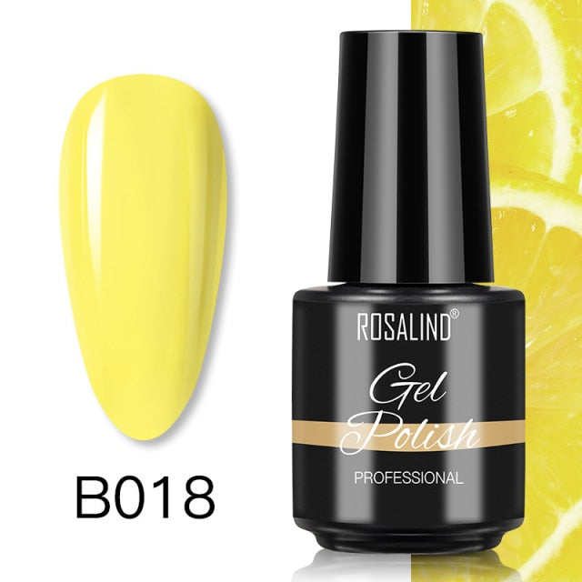 ROSALIND Gel Nail Polish 7ML Matte Base Top Coat For Soak Off Gel Polish UV LED Gel Semi Permanent Varnishes Design Nail Art