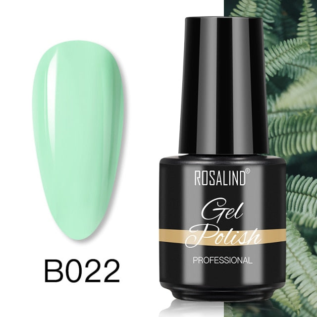 ROSALIND Gel Nail Polish 7ML Matte Base Top Coat For Soak Off Gel Polish UV LED Gel Semi Permanent Varnishes Design Nail Art