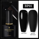 BORN PRETTY 10ml Gel Nail Polish Red Nude Nail Gel Semi Permanent Solid Nail Gel Varnish Soak Off UV Gel for Base Top Coat