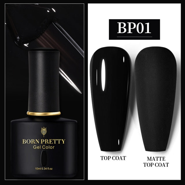 BORN PRETTY 10ml Gel Nail Polish Red Nude Nail Gel Semi Permanent Solid Nail Gel Varnish Soak Off UV Gel for Base Top Coat