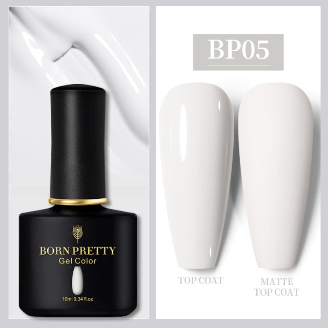 BORN PRETTY 10ml Gel Nail Polish Red Nude Nail Gel Semi Permanent Solid Nail Gel Varnish Soak Off UV Gel for Base Top Coat