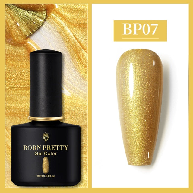 BORN PRETTY 10ml Gel Nail Polish Red Nude Nail Gel Semi Permanent Solid Nail Gel Varnish Soak Off UV Gel for Base Top Coat