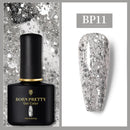 BORN PRETTY 10ml Gel Nail Polish Red Nude Nail Gel Semi Permanent Solid Nail Gel Varnish Soak Off UV Gel for Base Top Coat