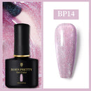 BORN PRETTY 10ml Gel Nail Polish Red Nude Nail Gel Semi Permanent Solid Nail Gel Varnish Soak Off UV Gel for Base Top Coat